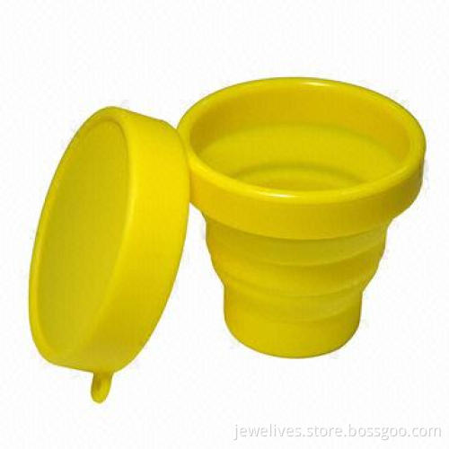 Silicone Foldable Travel Cup with Holder